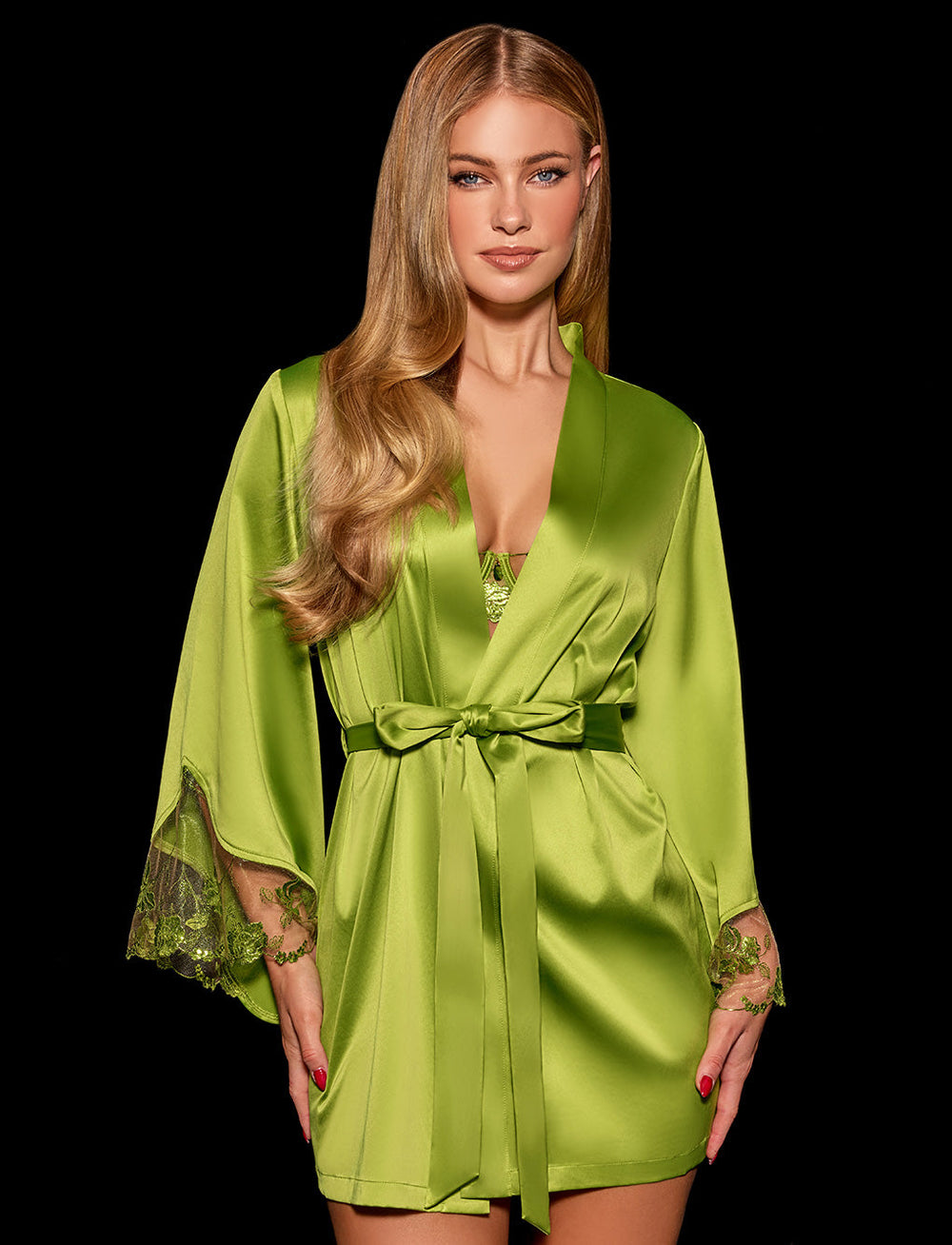 Whitney Chartreuse Robe
